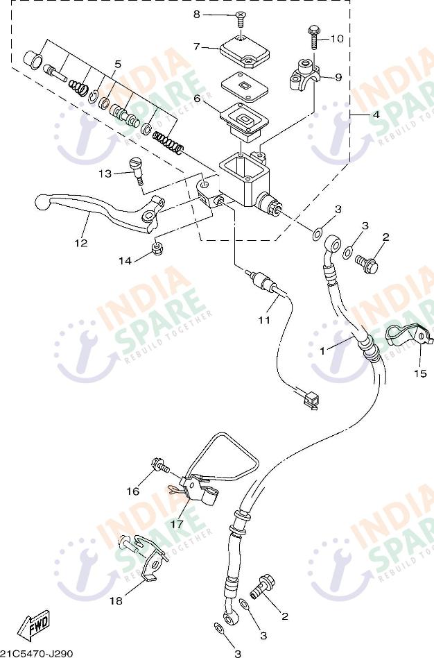 FRONT MASTER CYLINDER